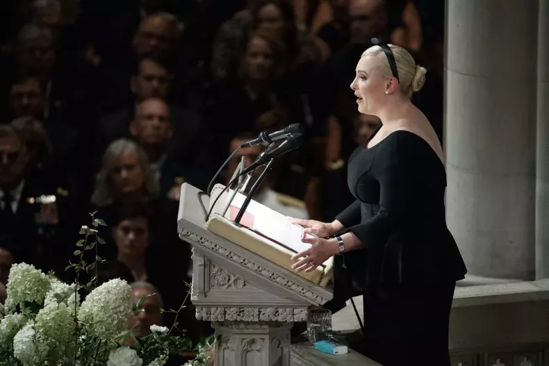 Memorial sevice for Senator John McCain at the Washington National Cathedral