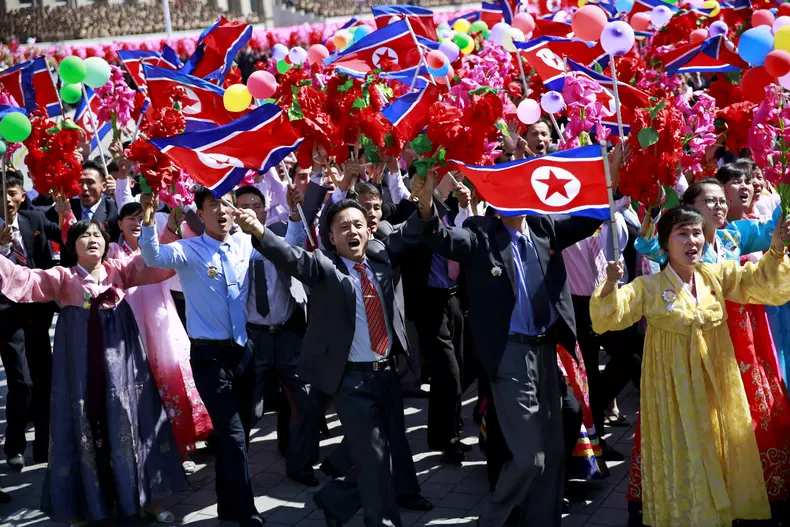 parada din coreea de nord