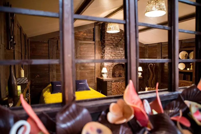 Inside the ¬50-a-night French cottage made entirely of chocolate& with edible furniture, duck pond and flowerbed