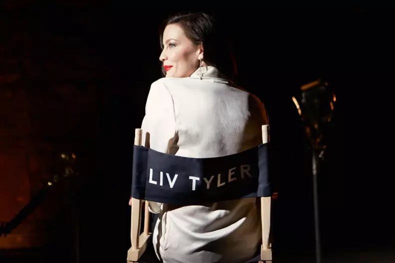 Liv Tyler shows off curves for Triumph capsule collection