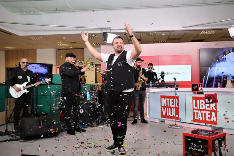 Horia Brenciu, concert în redactia Libertatea