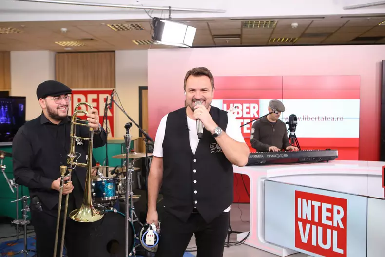 Horia Brenciu, concert în redactia Libertatea