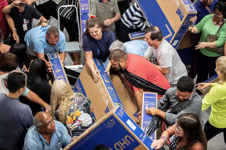 Black Friday sales take place in Sao Paulo