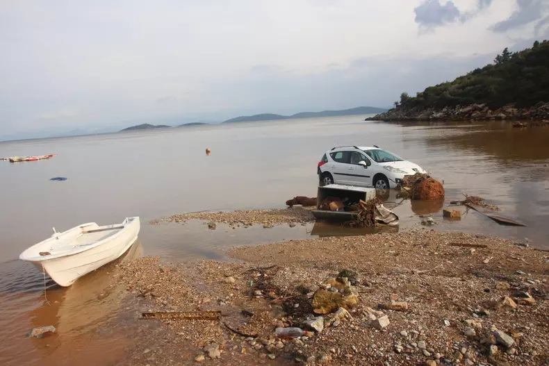 Orașul Bodrum luat de ape