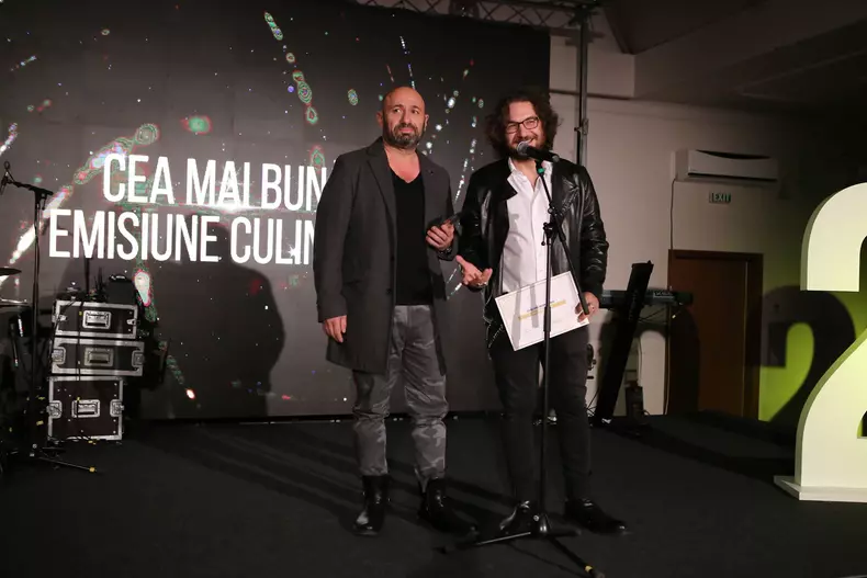 Castigatori Premiile TV Mania - Cătălin Scărlătescu (s) și Florin Dumitrescu