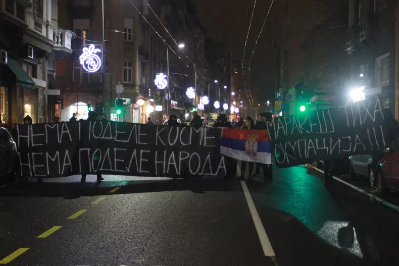 Anti-government protest in Serbia