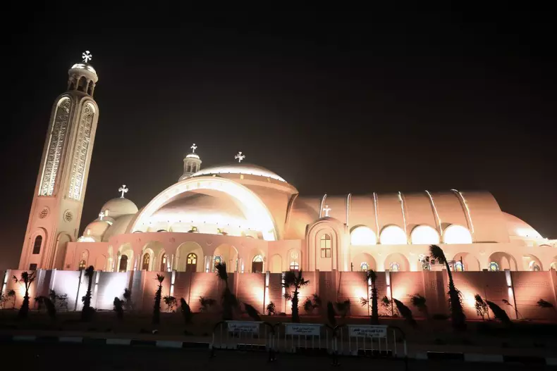 Egyptian President al-Sisi inaugurates Coptic cathedral on Orthodox Christmas