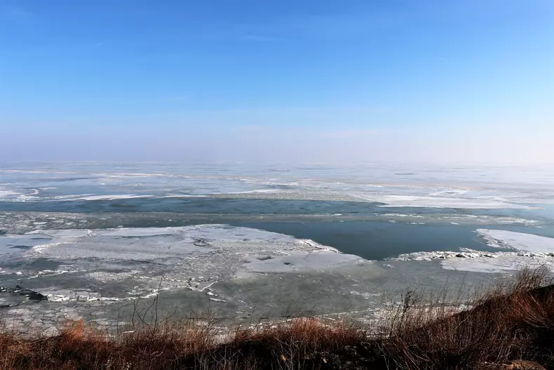 Lacul Razim văzut de pe Capul Doloşman