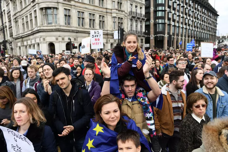 Put it to the People march in London