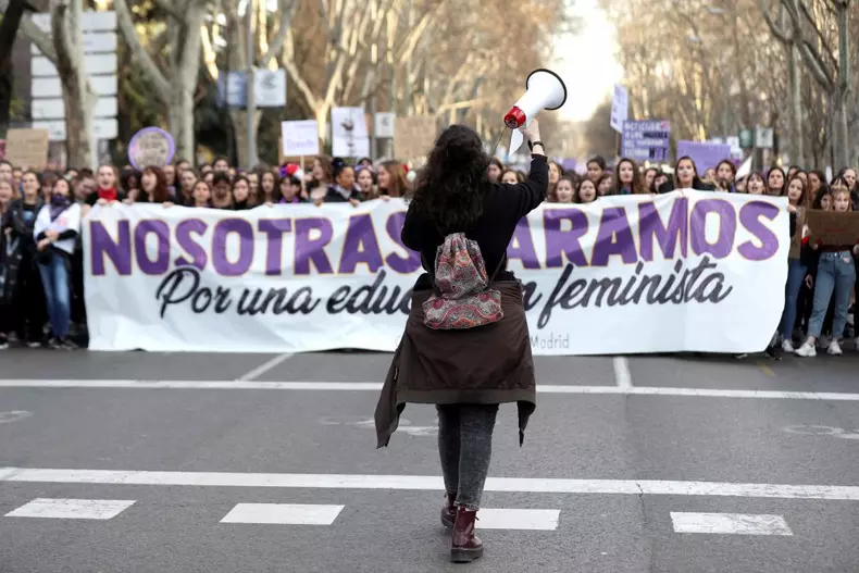 International Women's Day in Madrid