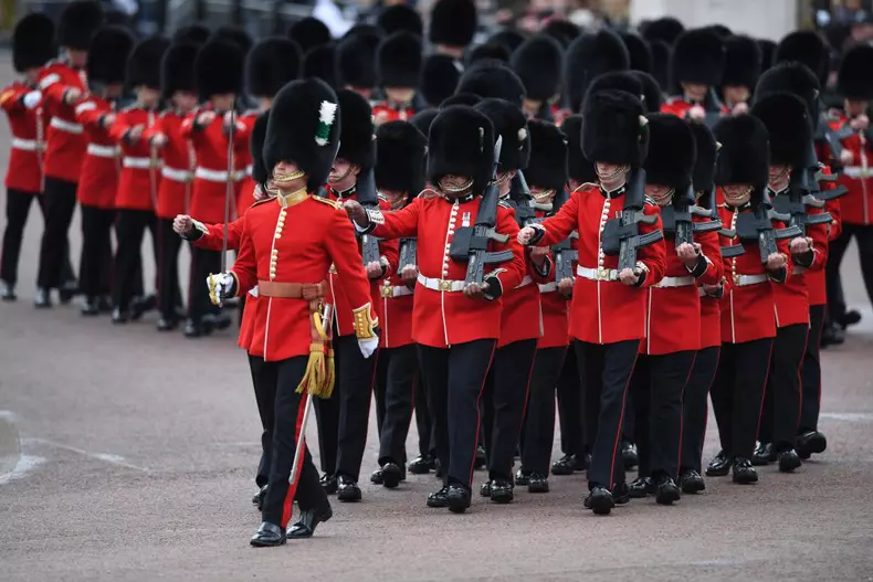 Trooping the Colour Queen's birthday parade in London
