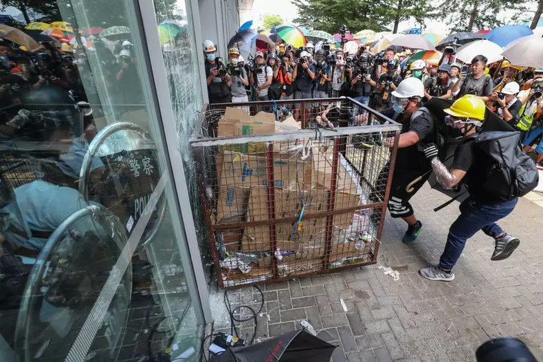 Anti-extradition bill protest in Hong Kong