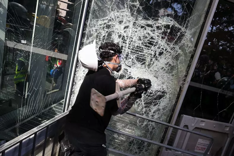 Anti-extradition bill protest in Hong Kong