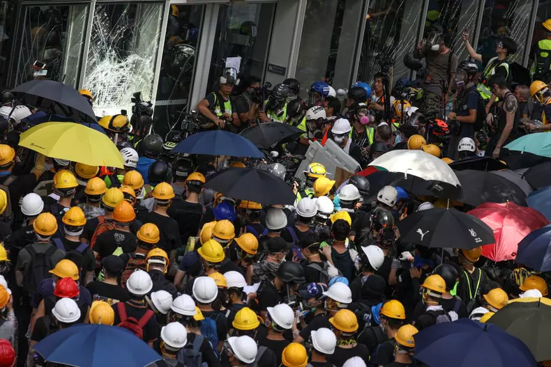 Anti-extradition bill protest in Hong Kong
