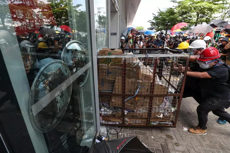 Anti-extradition bill protest in Hong Kong