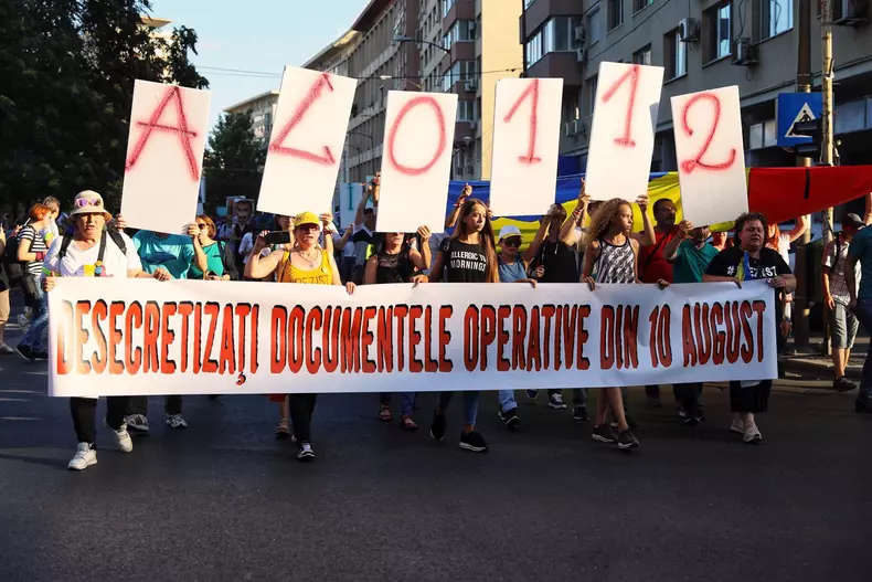 protest 10 august mars 1