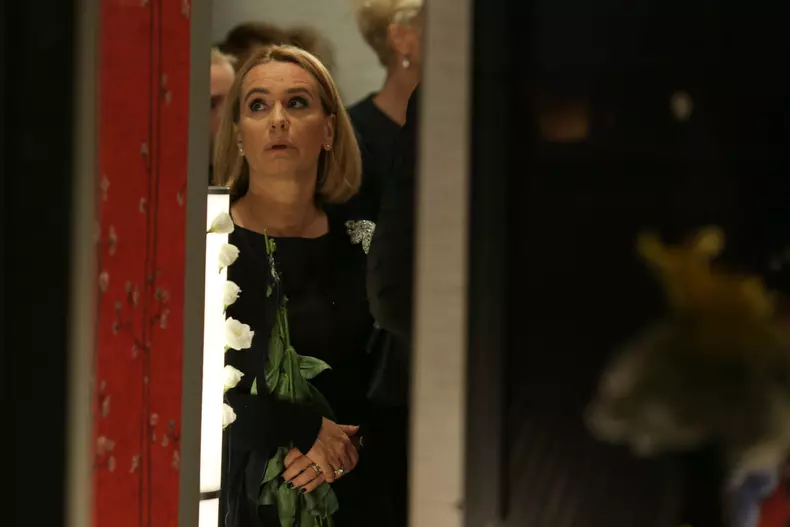 Andreea Esca a venit să-i aducă un ultim omagiu regizorului Alexandru Darie