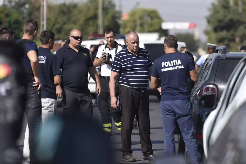 Gheorghe Dincă, la reconstituirea crimelor Foto: Inquam Photos / Bogdan Danescu