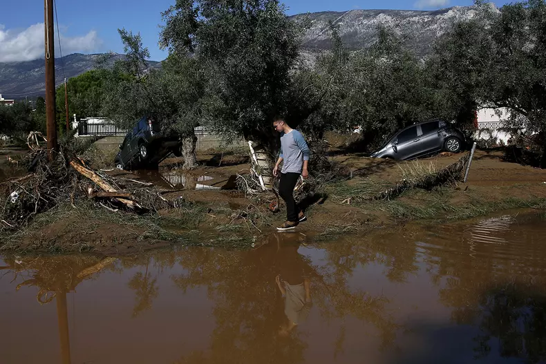 Storm Gyrionis aftermath