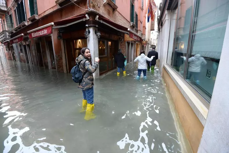 Veneția, inundată din nou
