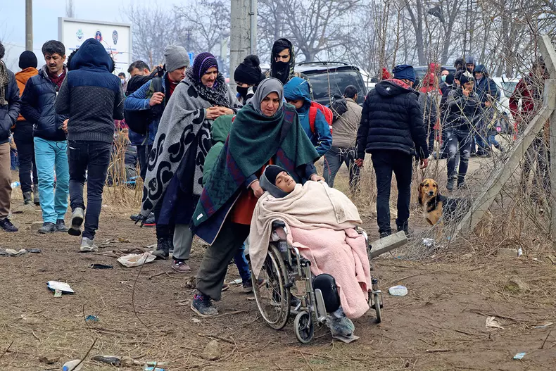 Kastanies, la frontiera dintre Turcia și Grecia / Epa