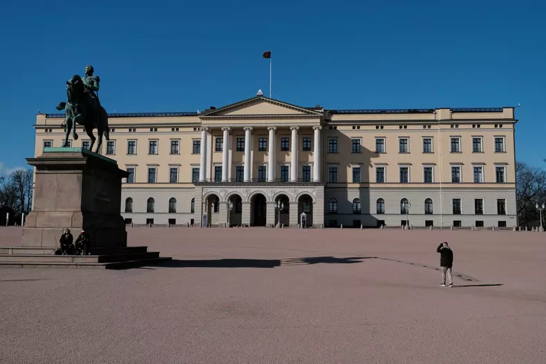 Oslo, Norvegia, Palatul Regal