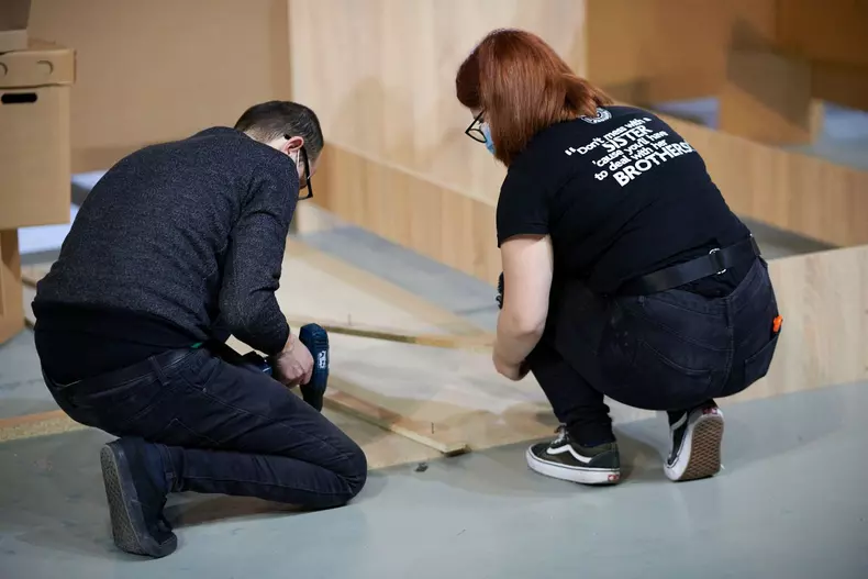 Spitalul Suport pentru bolnavii de covid din Sala Polivalenta Cluj-Napoca