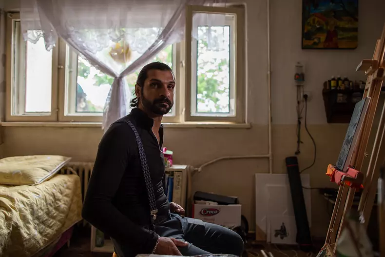 Tiberiu Iakab, pictorul dintr-un centru de boli psihice