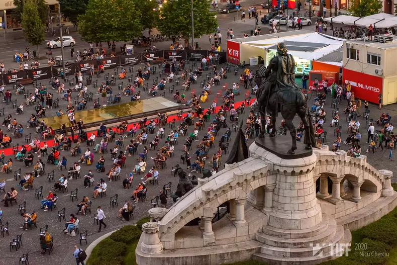 Piața Unirii la Gala de deschidere TIFF 2020