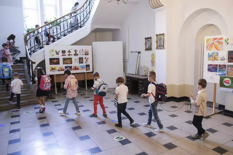Prima zi de școală sursa foto:Inquam Photos / Octav Ganea