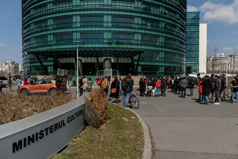 protest ministerul culturii vlad chirea