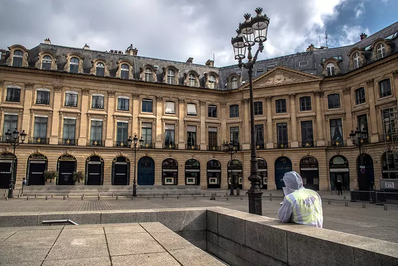 First day of new lockdown measures in Paris