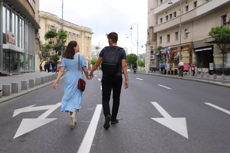 Străzile din centrul Bucureștiului devin pietonale pe timpul weekendului FOTO: Eli Driu