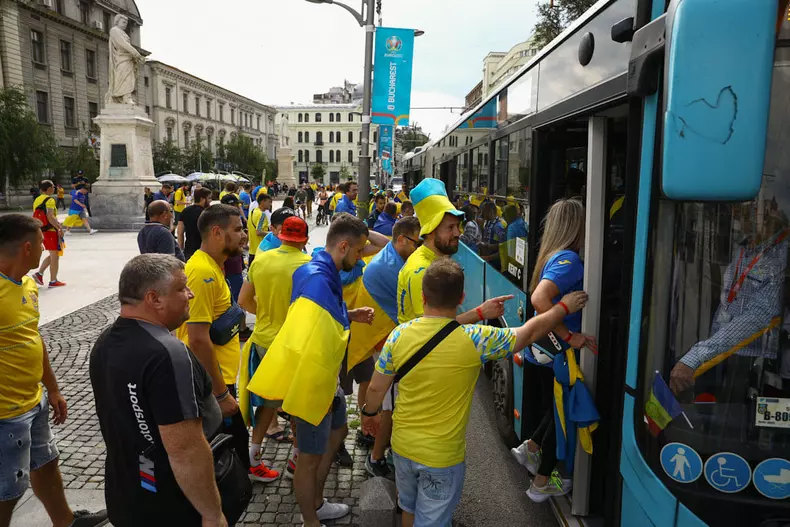 Austria - Ucraina Euro 2020 Centrul Vechi București FOTO: Vlad Chirea