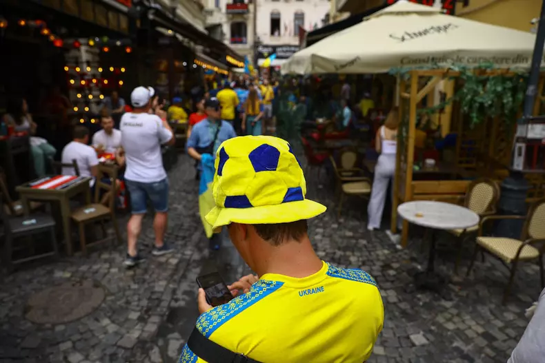 Austria - Ucraina Euro 2020 Centrul Vechi București FOTO: Vlad Chirea