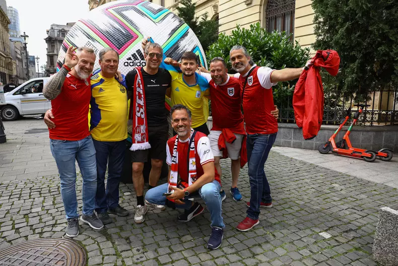 Austria - Ucraina Euro 2020 Centrul Vechi București FOTO: Vlad Chirea