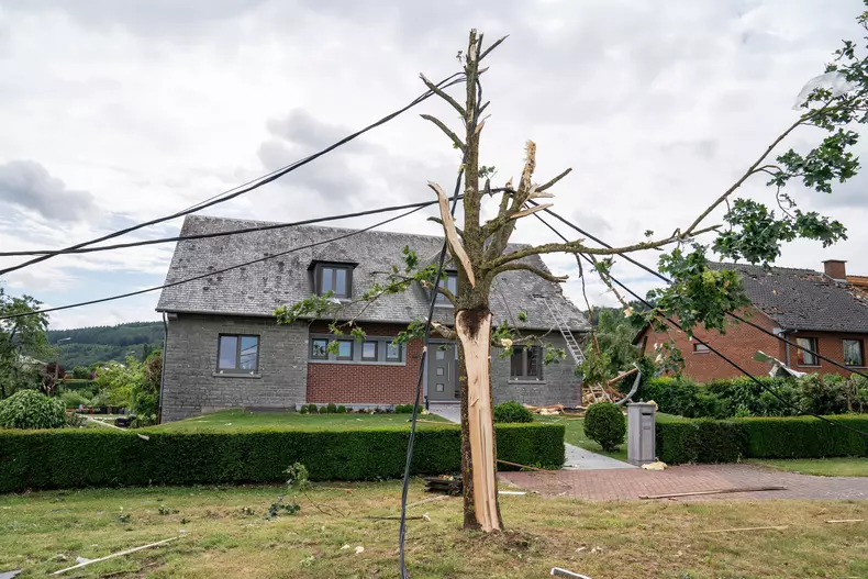 Weather Storm Beauraing, Beauraing, Belgium - 20 Jun 2021