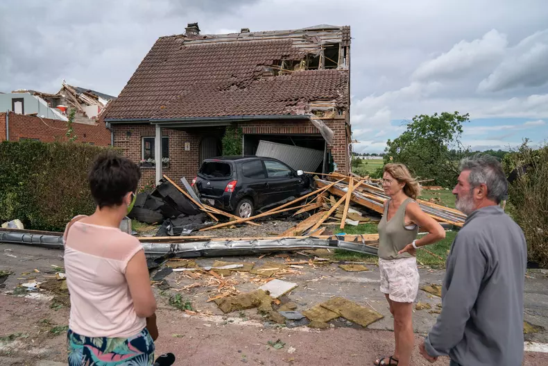 Weather Storm Beauraing, Beauraing, Belgium - 20 Jun 2021