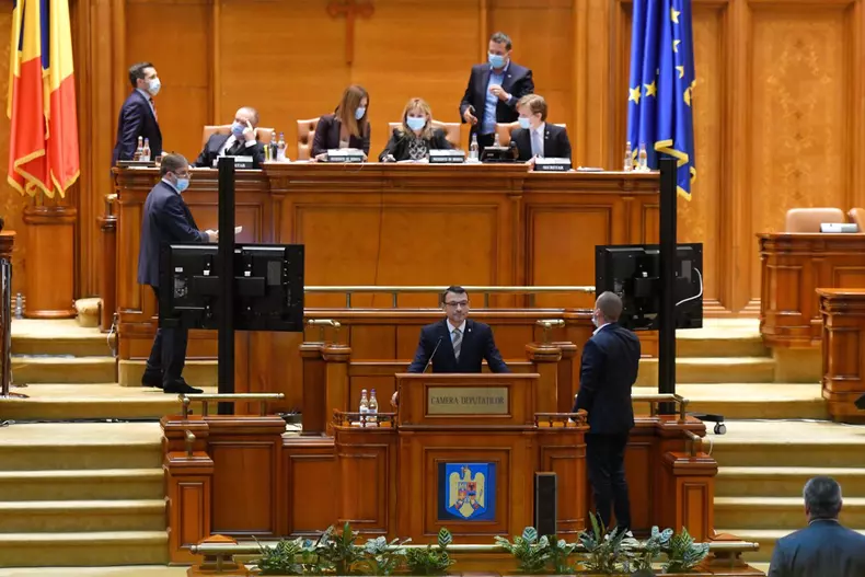 BUCURESTI - PARLAMENT - MOTIUNE DE CENZURA