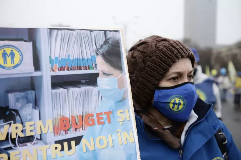 protest Sănătate foto: Dumitru Angelescu