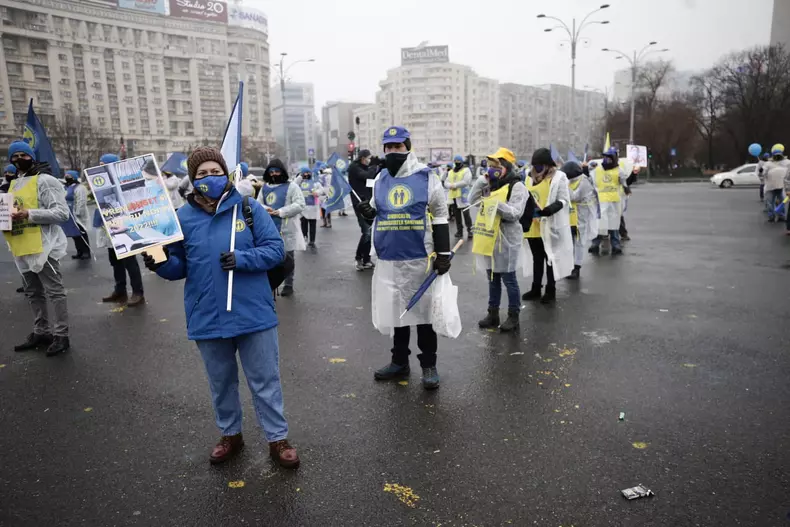 protest Sănătate foto: Dumitru Angelescu