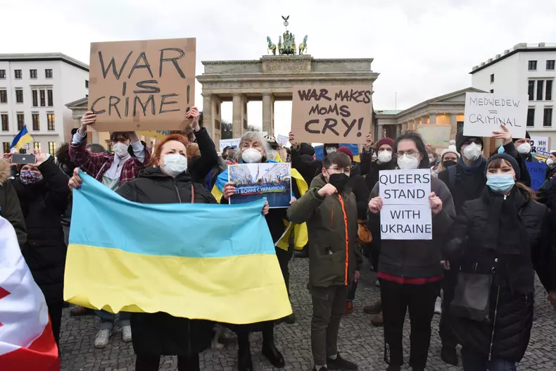 Ukraine Invasion Protest Berlin