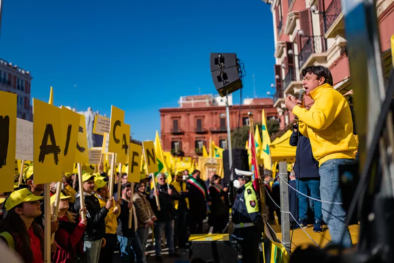 Coldiretti Protest In Bari, Italy - 25 Feb 2022