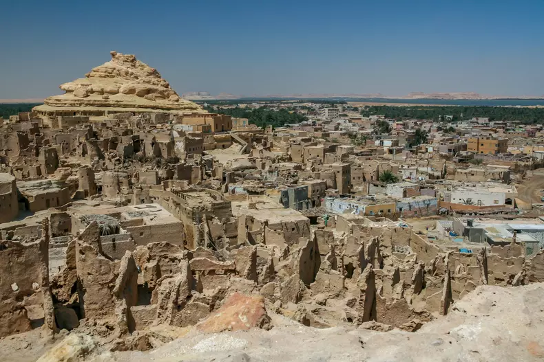 The,Siwa,Oasis,Between,The,Qattara,Depression,And,The,Egyptian