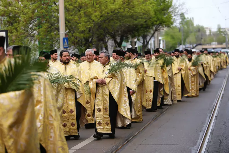 Pelerinaj de Florii în București foto: Dumitru Angelescu