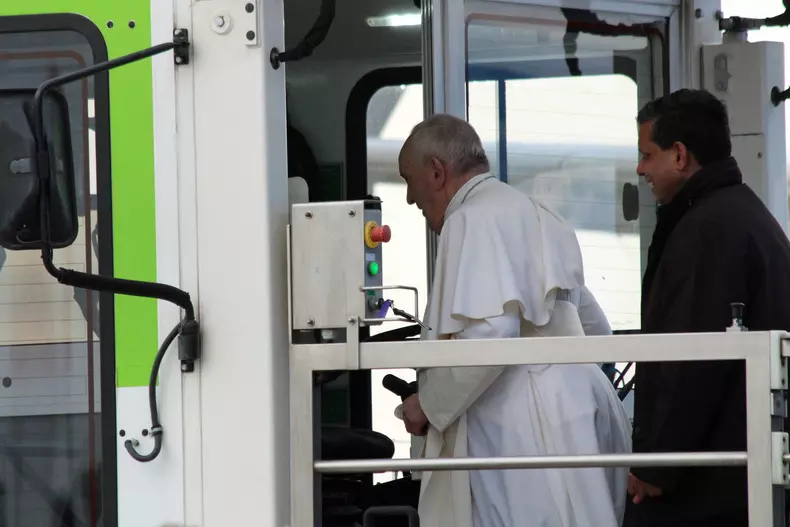 Pope Francis departs for a two-day trip to Malta