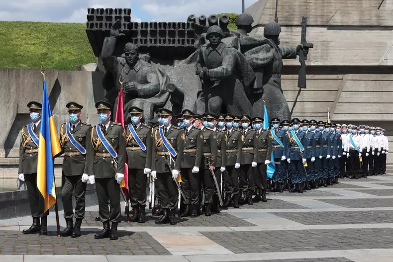 Victory over Nazism Day in Kyiv
