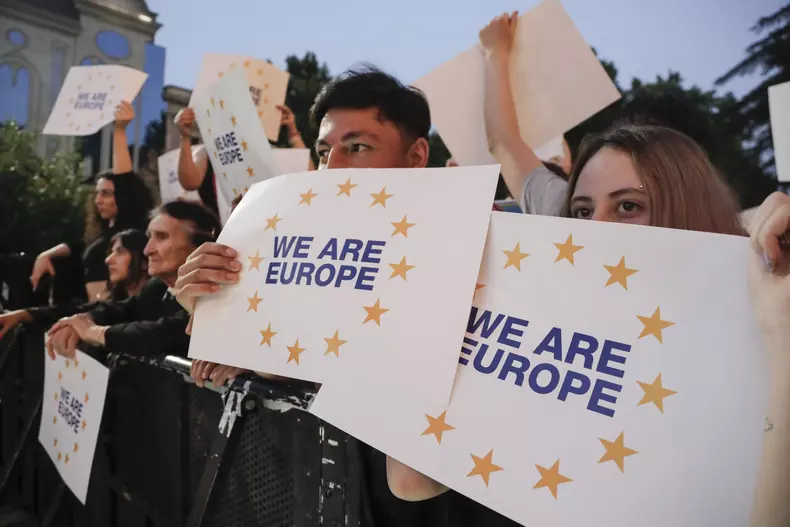 A 'March for Europe' in Tbilisi