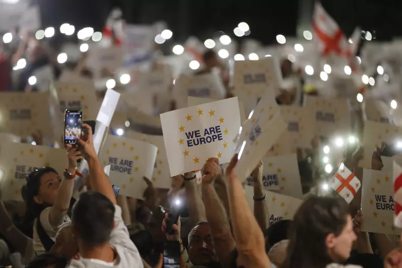A 'March for Europe' in Tbilisi
