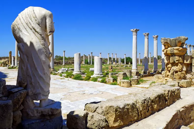 Romans,Ruins,Of,The,City,Of,Salamis,,Near,Famagusta,,Northern